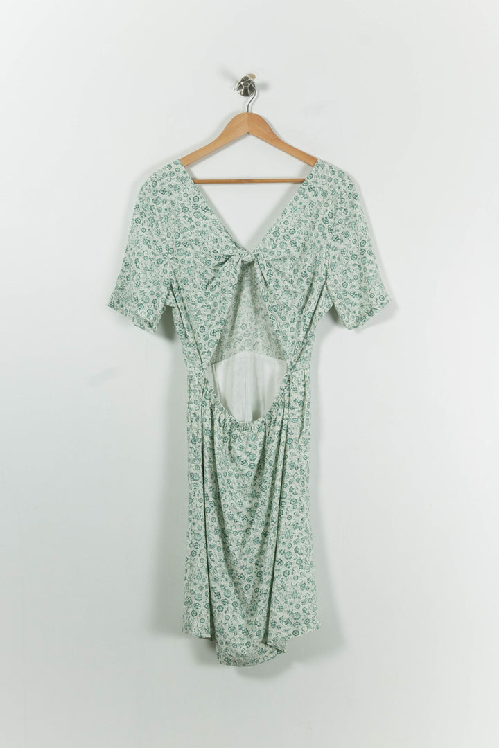Robe Courte Verte et Blanche - Taille M/38 de la marque Karl Marc John | PARAD94157 - Vendu par Paradigme - Image 4