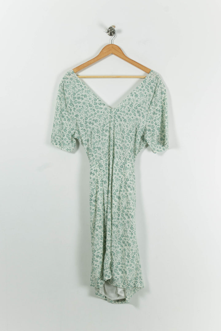 Robe Courte Verte et Blanche - Taille M/38 de la marque Karl Marc John | PARAD94158 - Vendu par Paradigme - Image 2