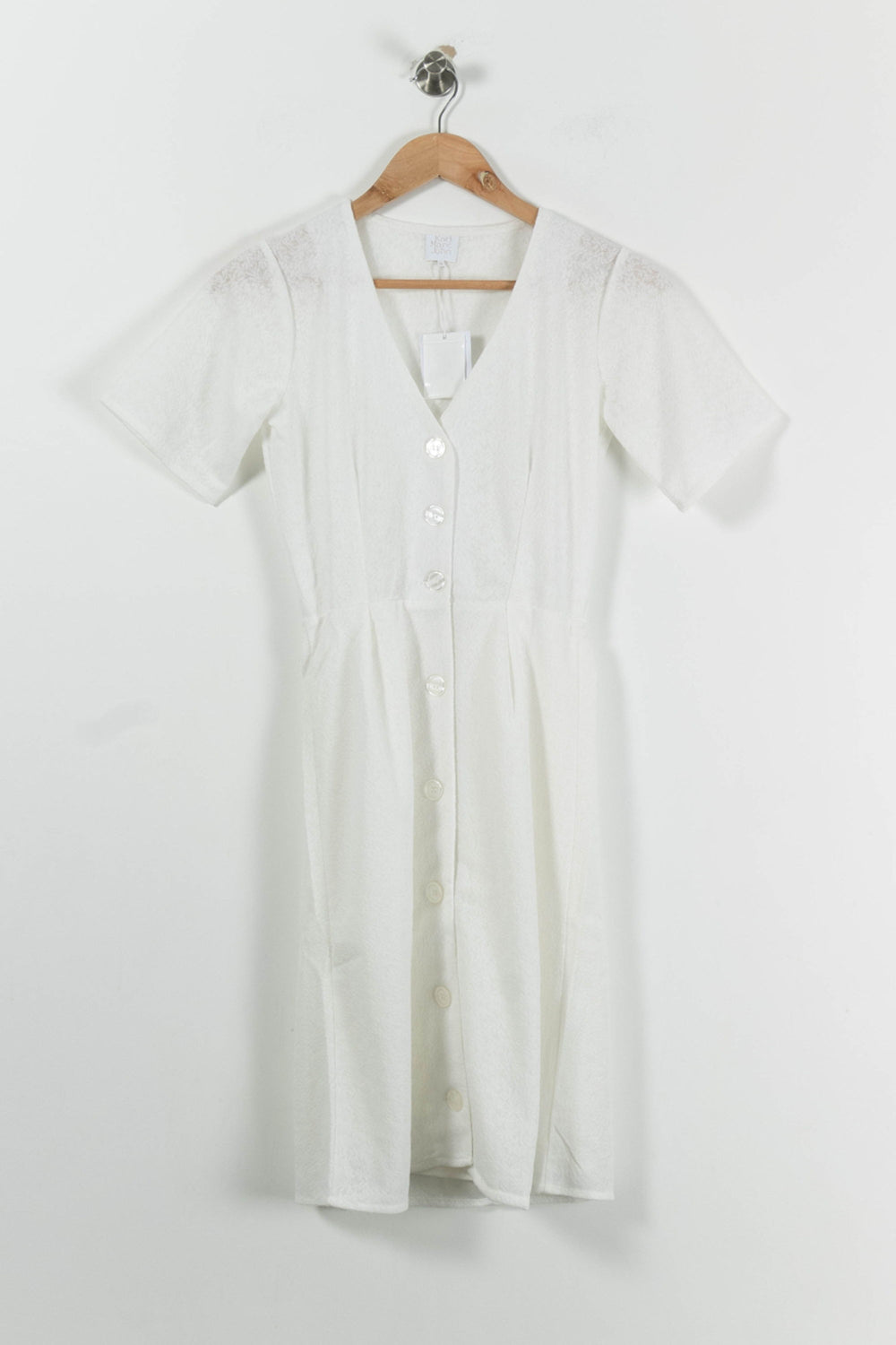 Robe Boutonnée Blanche - Taille XS/34 de la marque Karl Marc John | PARAD94160 - Vendu par Paradigme - Image 2
