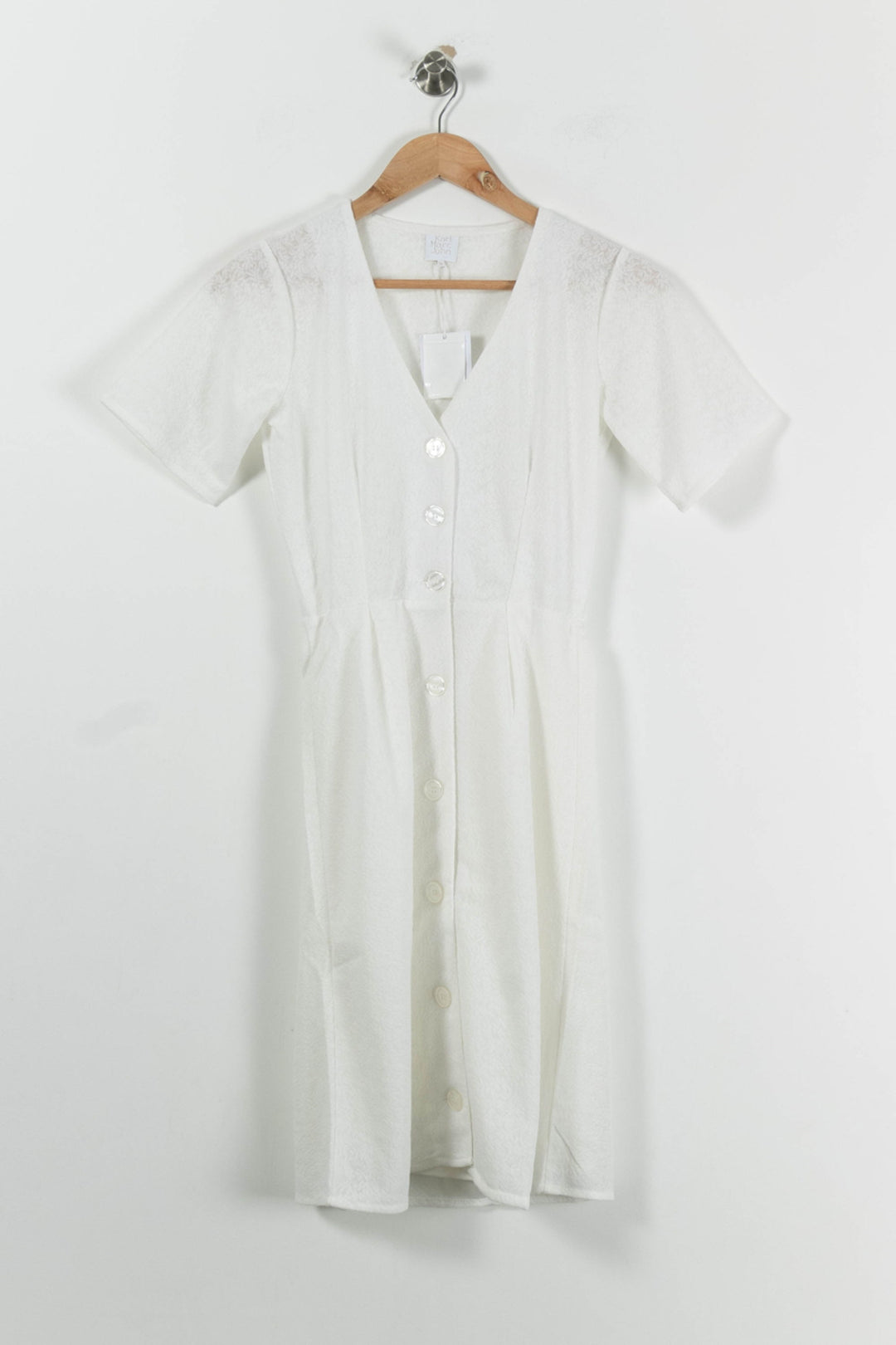 Robe Boutonnée Blanche - Taille XS/34 de la marque Karl Marc John | PARAD94160 - Vendu par Paradigme - Image 2