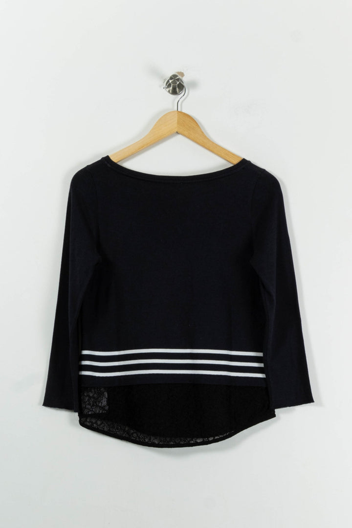 Tee-shirt Bleu et Blanc - Taille S/36 de la marque Claudie Pierlot | PARAD94165 - Vendu par Paradigme - Image 4