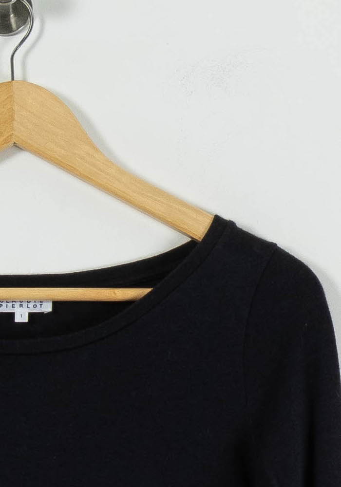 Tee-shirt Bleu et Blanc - Taille S/36 de la marque Claudie Pierlot | PARAD94165 - Vendu par Paradigme - Image 3