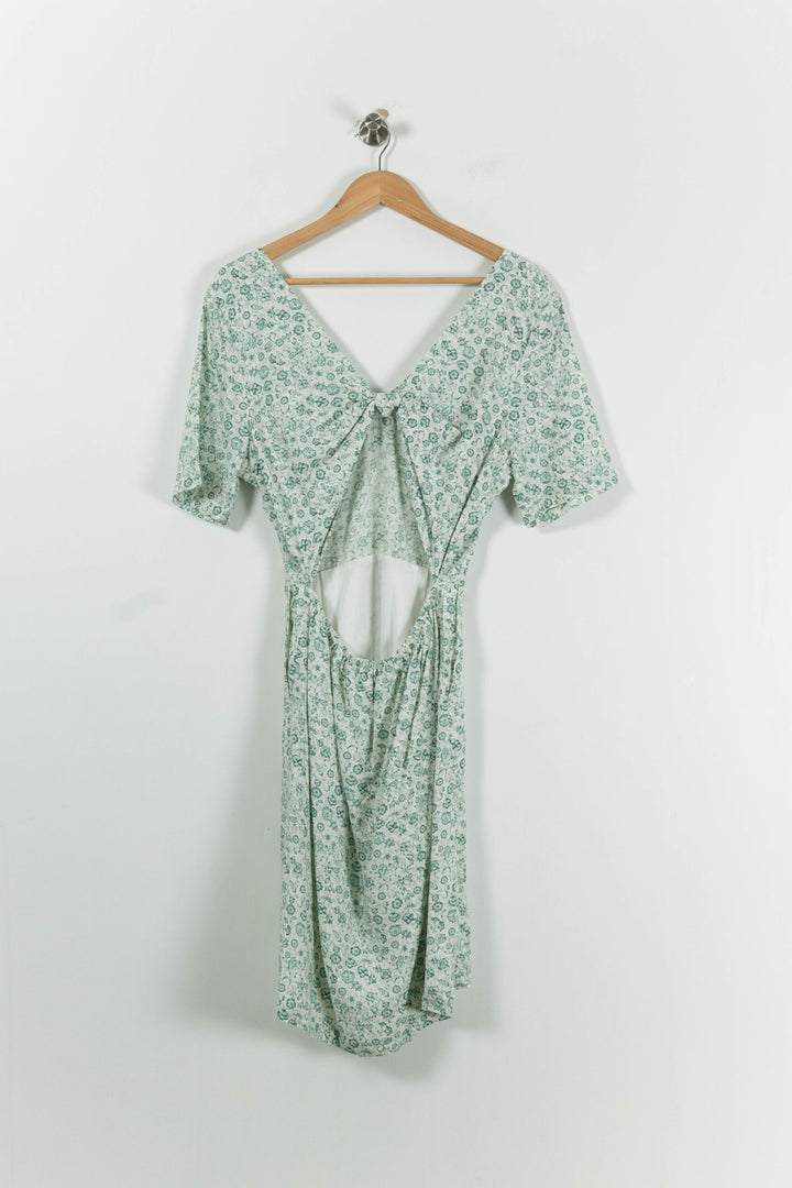 Robe Courte Verte et Blanche - Taille M/38 de la marque Karl Marc John | PARAD94168 - Vendu par Paradigme - Image 4