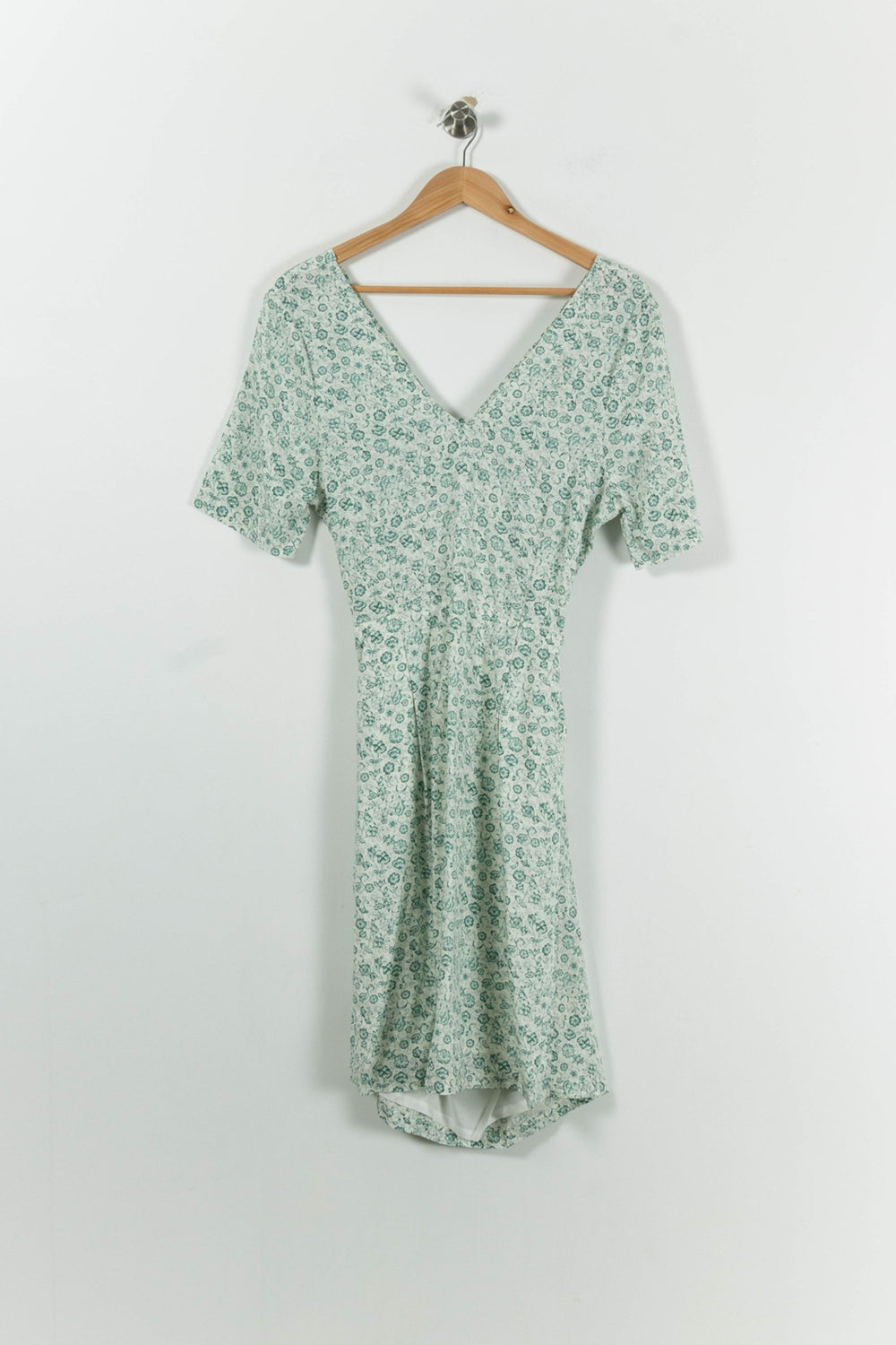 Robe Courte Verte et Blanche - Taille M/38 de la marque Karl Marc John | PARAD94168 - Vendu par Paradigme - Image 2