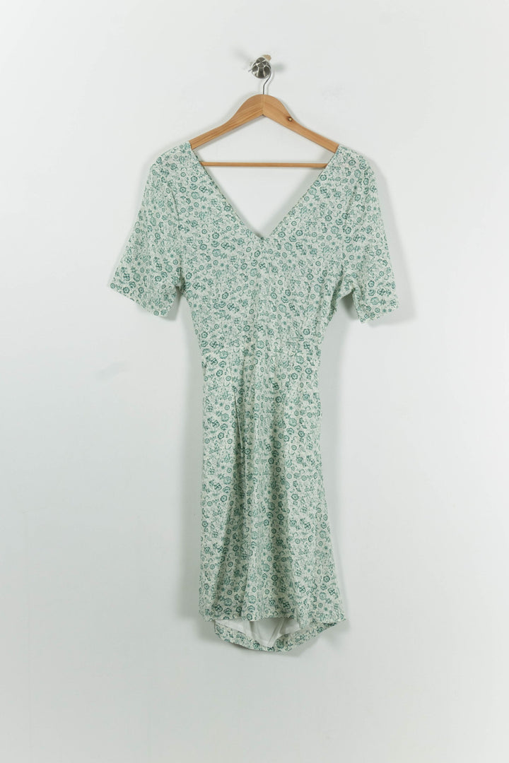 Robe Courte Verte et Blanche - Taille M/38 de la marque Karl Marc John | PARAD94168 - Vendu par Paradigme - Image 2