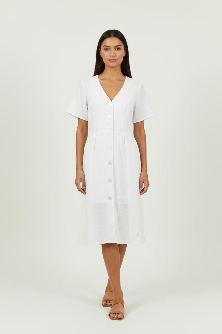Robe Chemise Blanche - Taille XS/34 de la marque Karl Marc John | PARAD94171 - Vendu par Paradigme - Image 1