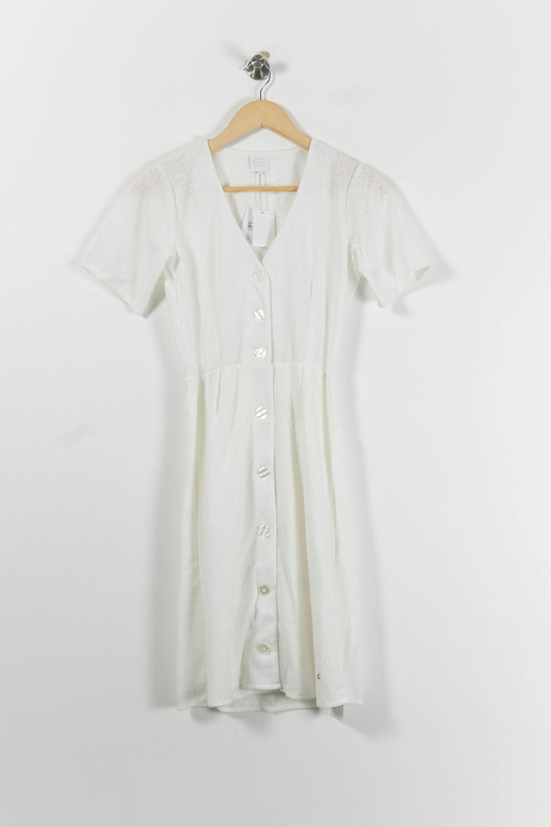 Robe Chemise Blanche - Taille XS/34 de la marque Karl Marc John | PARAD94171 - Vendu par Paradigme - Image 2