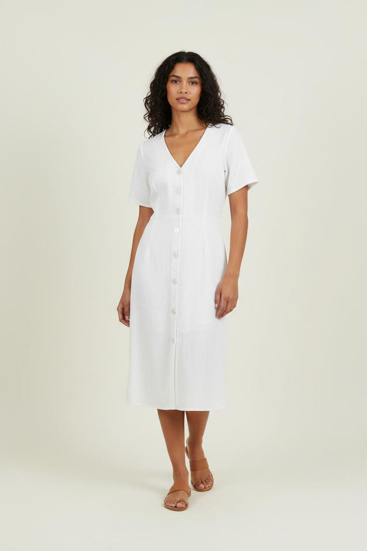 Robe Chemise Blanche - Taille XS/34 de la marque Karl Marc John | PARAD94174 - Vendu par Paradigme - Image 1