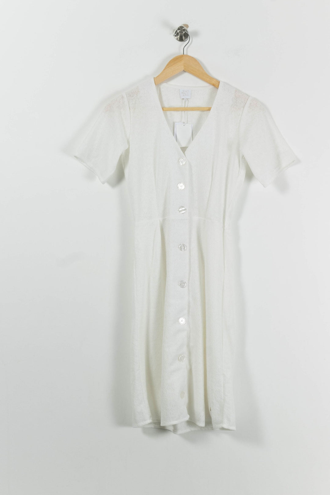 Robe Chemise Blanche - Taille XS/34 de la marque Karl Marc John | PARAD94174 - Vendu par Paradigme - Image 2