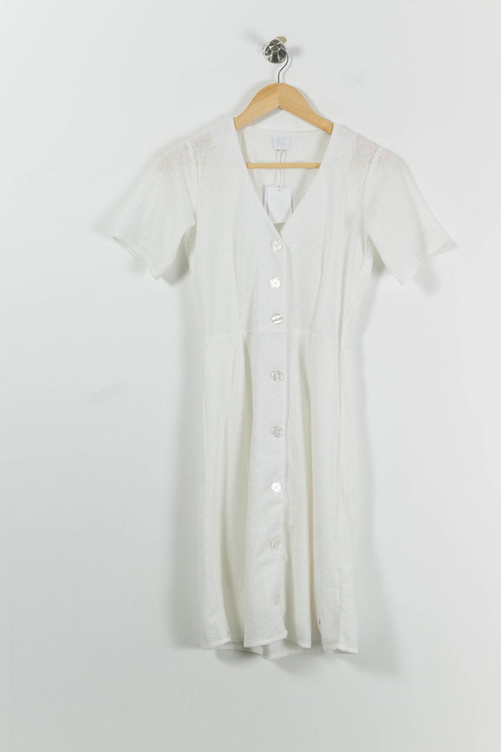 Robe Chemise Blanche - Taille XS/34 de la marque Karl Marc John | PARAD94174 - Vendu par Paradigme - Image 2