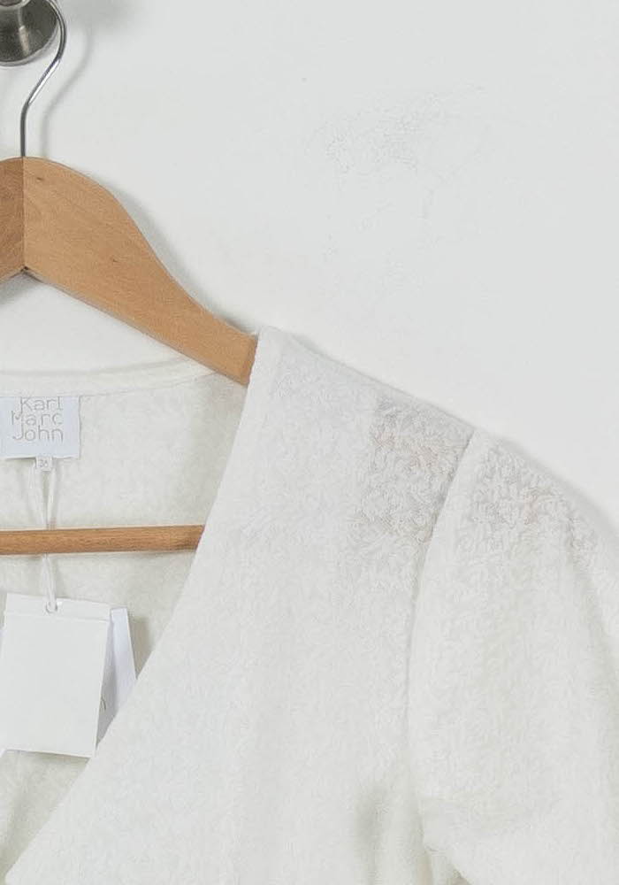 Robe Patineuse Blanche - Taille XS/34 de la marque Karl Marc John | PARAD94176 - Vendu par Paradigme - Image 3