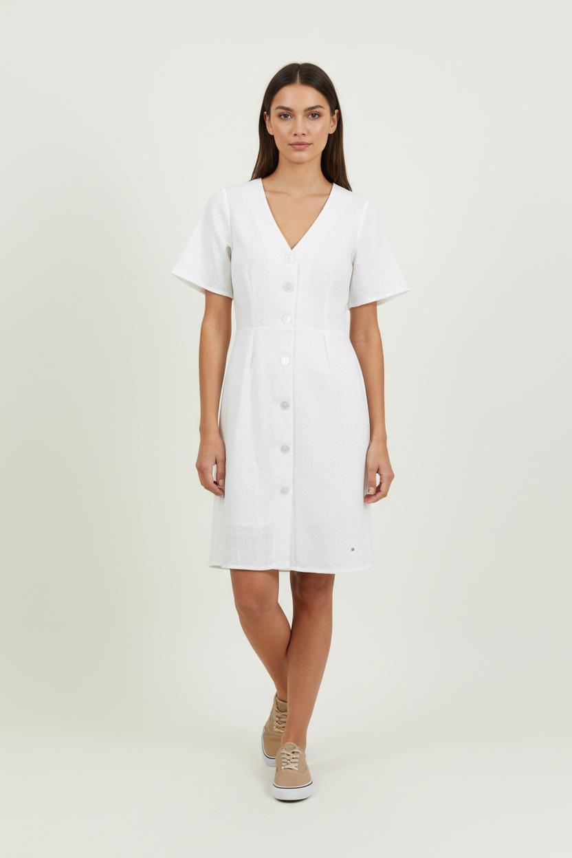 Robe Patineuse Blanche - Taille XS/34 de la marque Karl Marc John | PARAD94176 - Vendu par Paradigme - Image 1