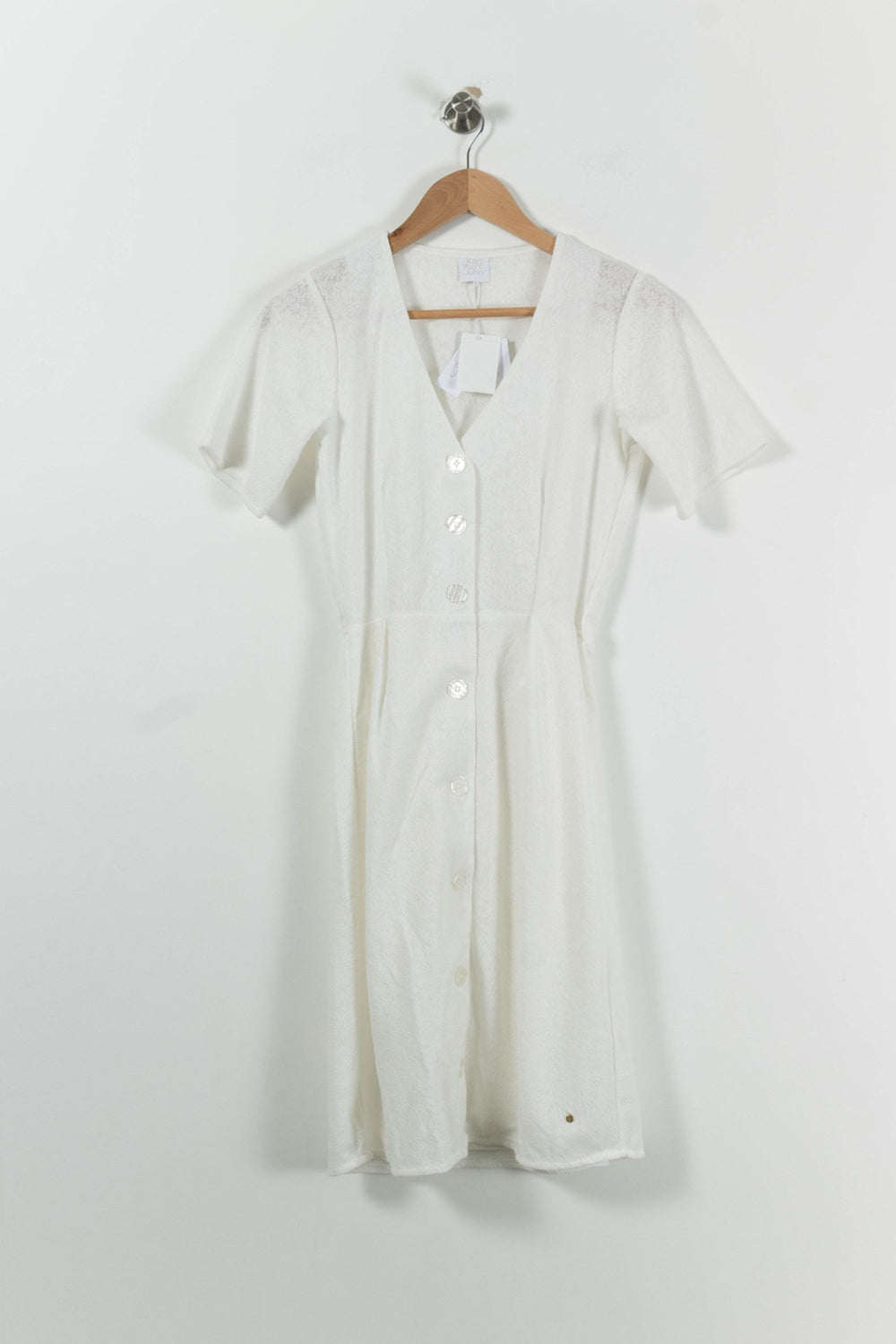 Robe Patineuse Blanche - Taille XS/34 de la marque Karl Marc John | PARAD94176 - Vendu par Paradigme - Image 2