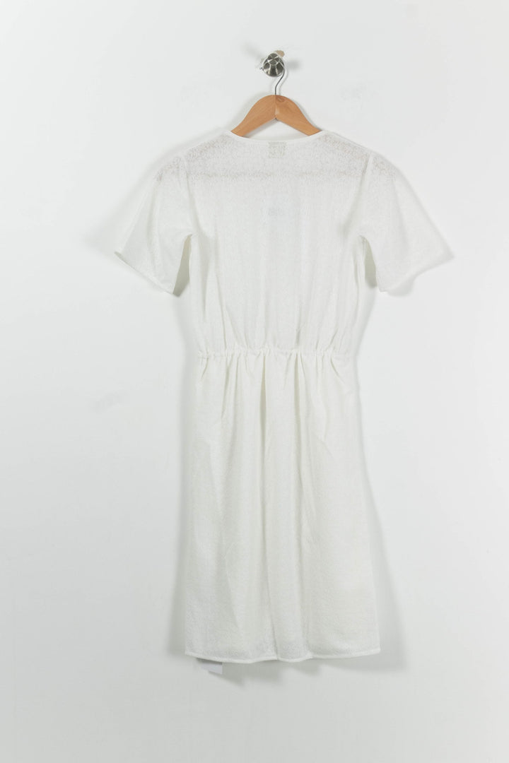 Robe Boutonnée Blanche - Taille XS/34 de la marque Karl Marc John | PARAD94177 - Vendu par Paradigme - Image 4
