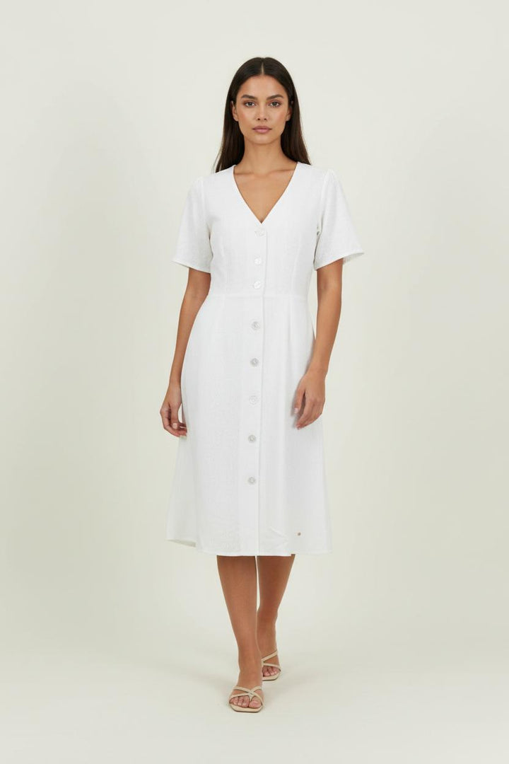 Robe Chemise Blanche - Taille XS/34 de la marque Karl Marc John | PARAD94178 - Vendu par Paradigme - Image 1