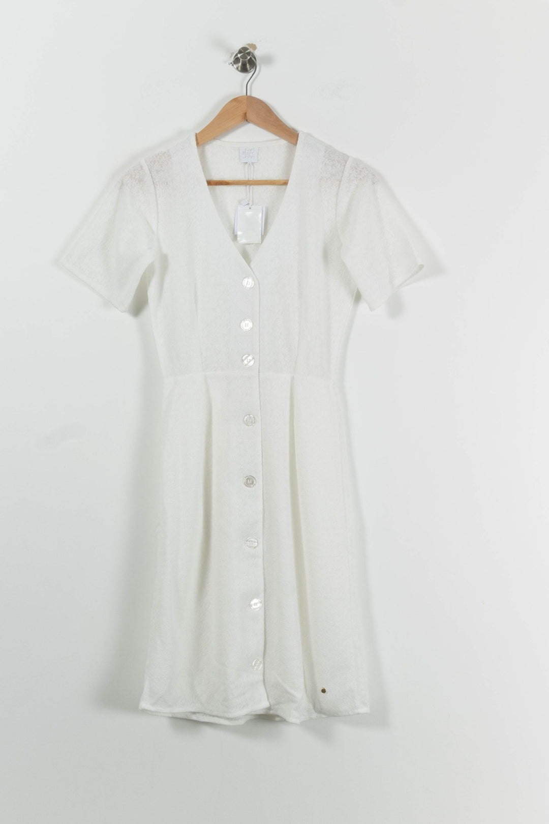 Robe Chemise Blanche - Taille XS/34 de la marque Karl Marc John | PARAD94178 - Vendu par Paradigme - Image 2
