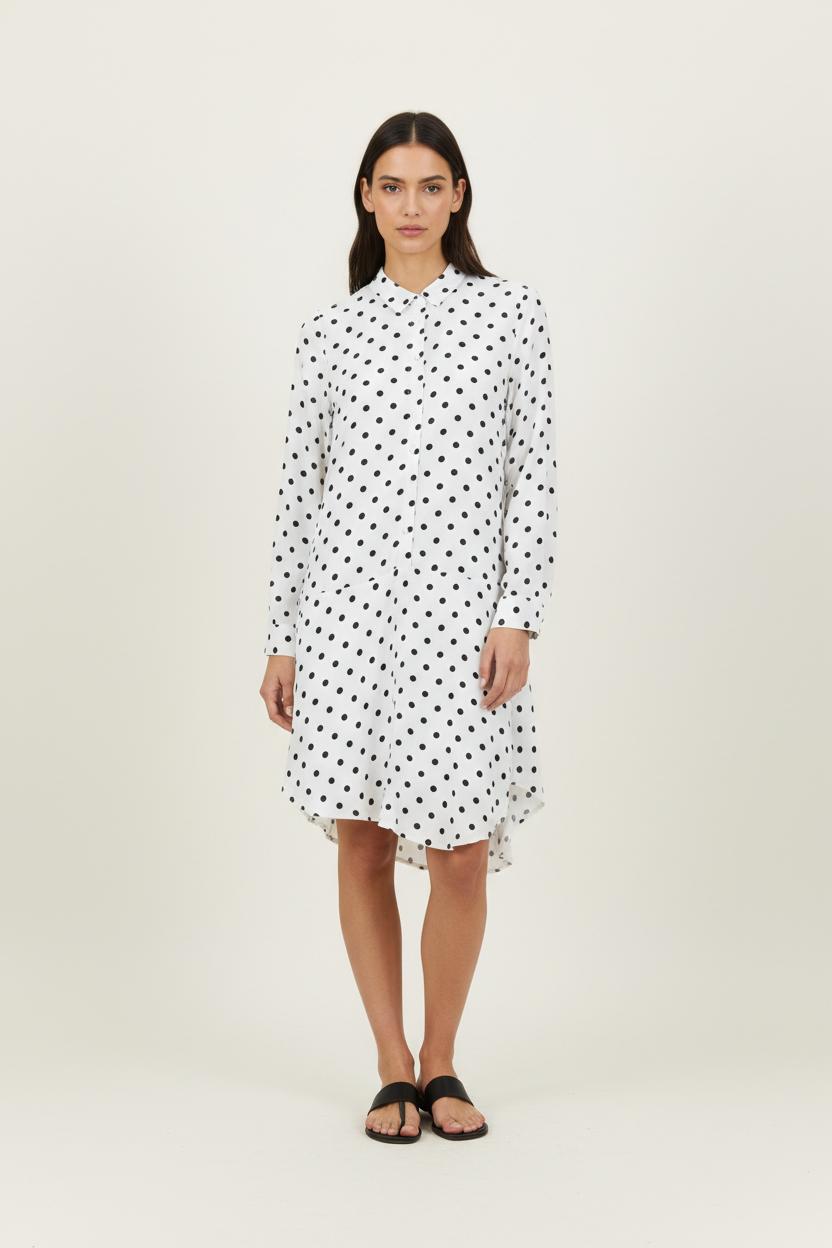 Robe Longue Blanche et Noire - Taille S/36 de la marque Karl Marc John | PARAD94181 - Vendu par Paradigme - Image 1