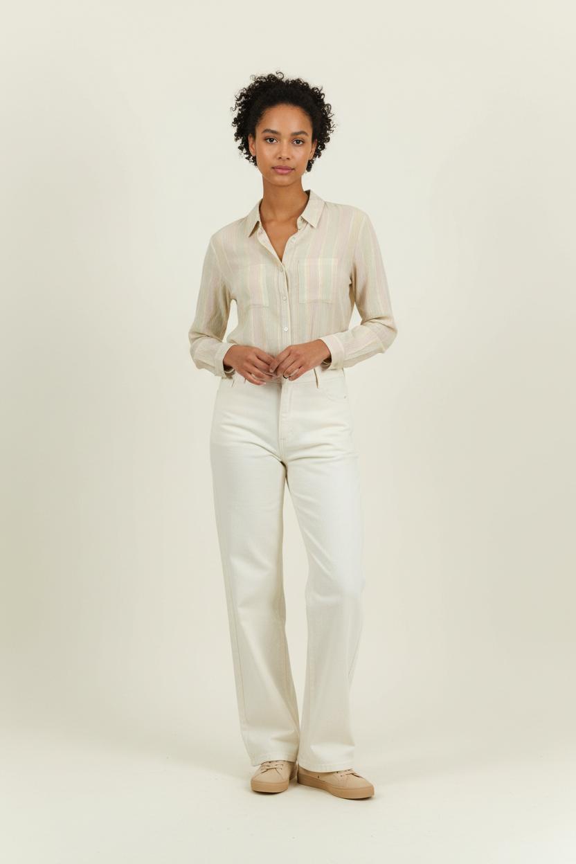 Chemise Beige - Taille S/36 de la marque Karl Marc John | PARAD94183 - Vendu par Paradigme - Image 1