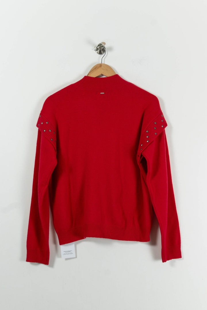 Pull Rouge - Taille XS/34 de la marque IKKS | PARAD94187 - Vendu par Paradigme - Image 4