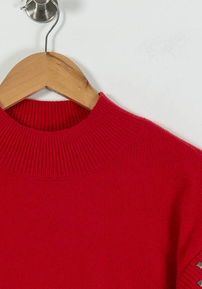 Pull Rouge - Taille XS/34 de la marque IKKS | PARAD94187 - Vendu par Paradigme - Image 3