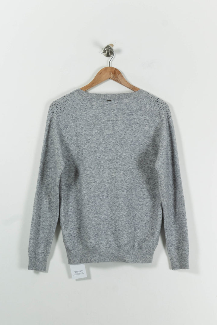 Pull Gris - Taille XS/34 de la marque IKKS | PARAD94188 - Vendu par Paradigme - Image 4