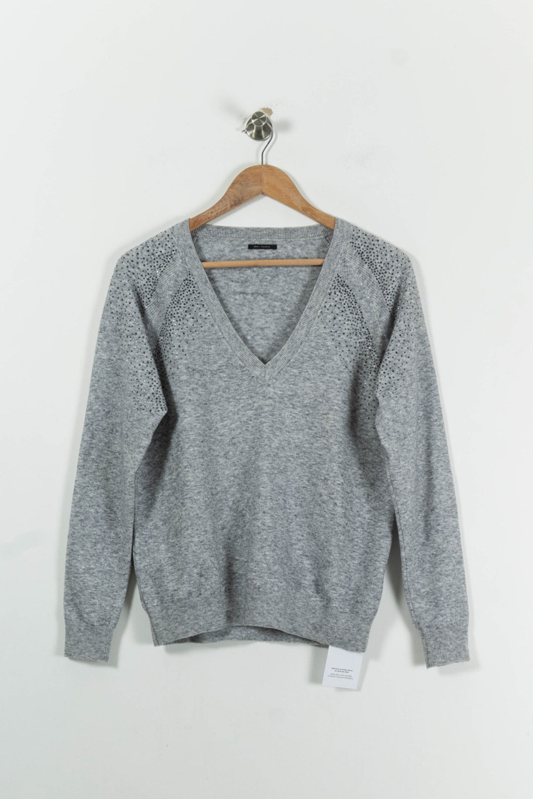 Pull Gris - Taille XS/34 de la marque IKKS | PARAD94188 - Vendu par Paradigme - Image 2