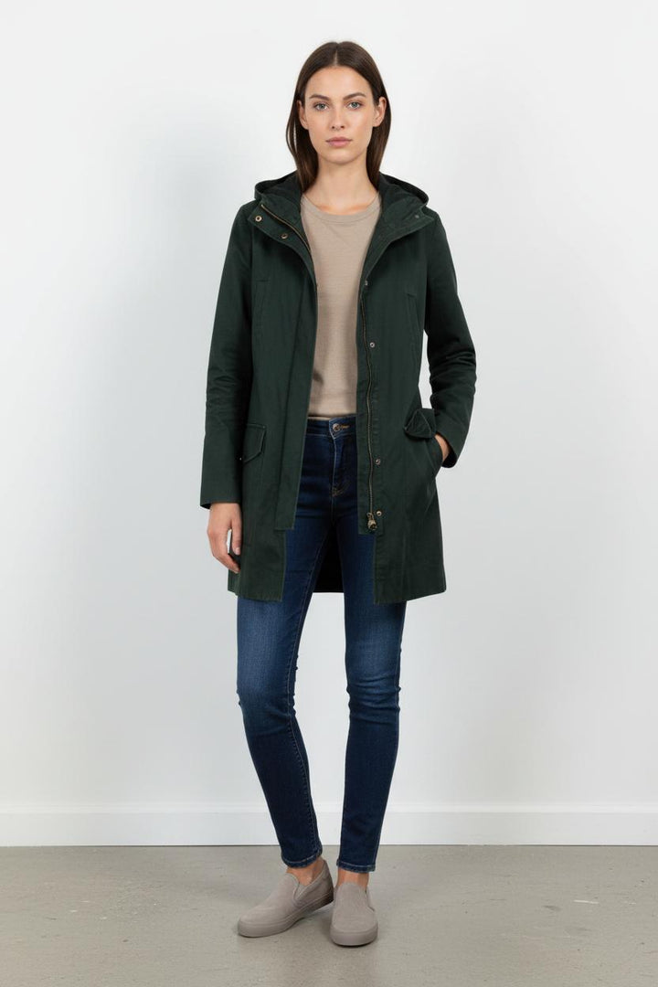 Parka Verte - Taille XS/34 de la marque Sessùn | PARAD94189 - Vendu par Paradigme - Image 1