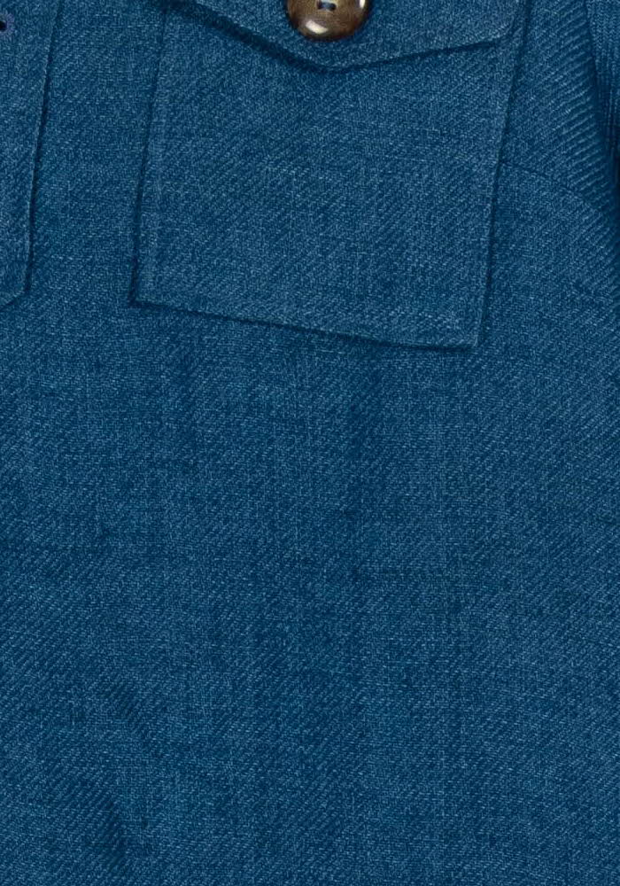 Robe Chemise Bleue - Taille M/38 de la marque Sézane | PARAD94191 - Vendu par Paradigme - Image 3