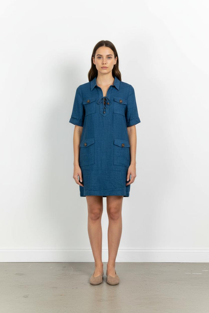 Robe Chemise Bleue - Taille M/38 de la marque Sézane | PARAD94191 - Vendu par Paradigme - Image 1