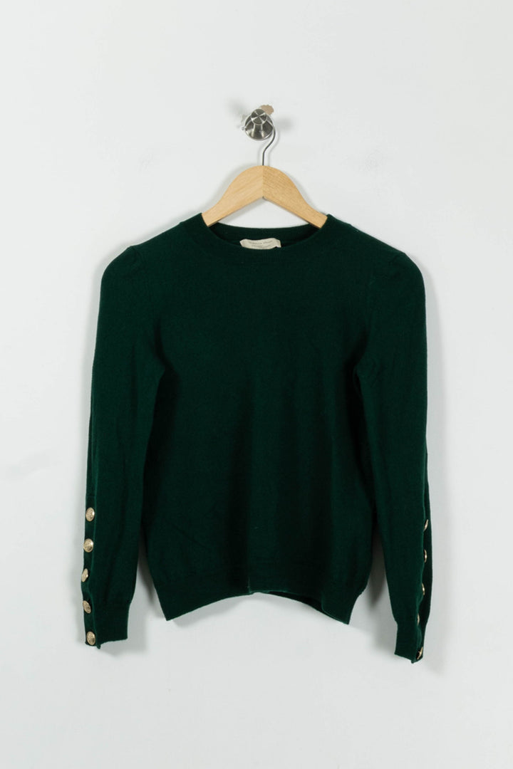 Pull Vert - Taille S/36 de la marque Sézane | PARAD94194 - Vendu par Paradigme - Image 2