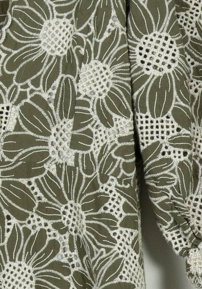 Robe Courte Verte et Blanche - Taille L/40 de la marque Sandro | PARAD94195 - Vendu par Paradigme - Image 3