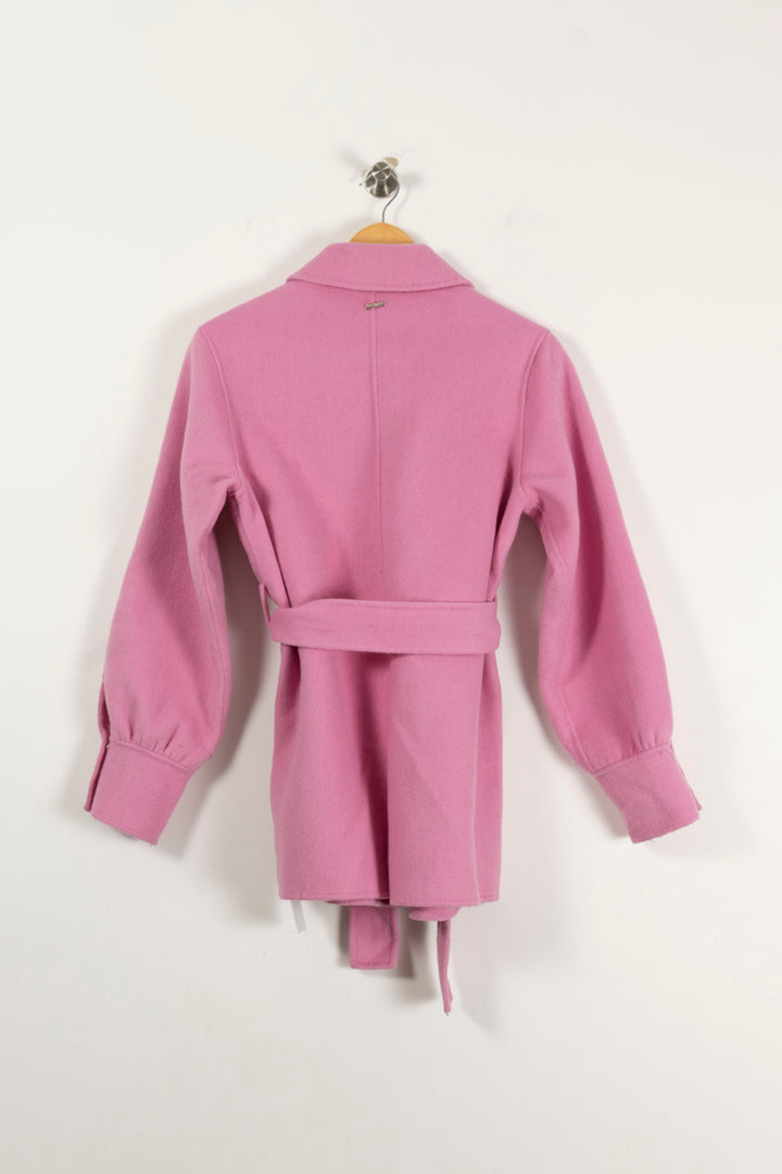 Veste Ceinturée Rose - Taille L/40 de la marque Liu Jo | PARAD94198 - Vendu par Paradigme - Image 4