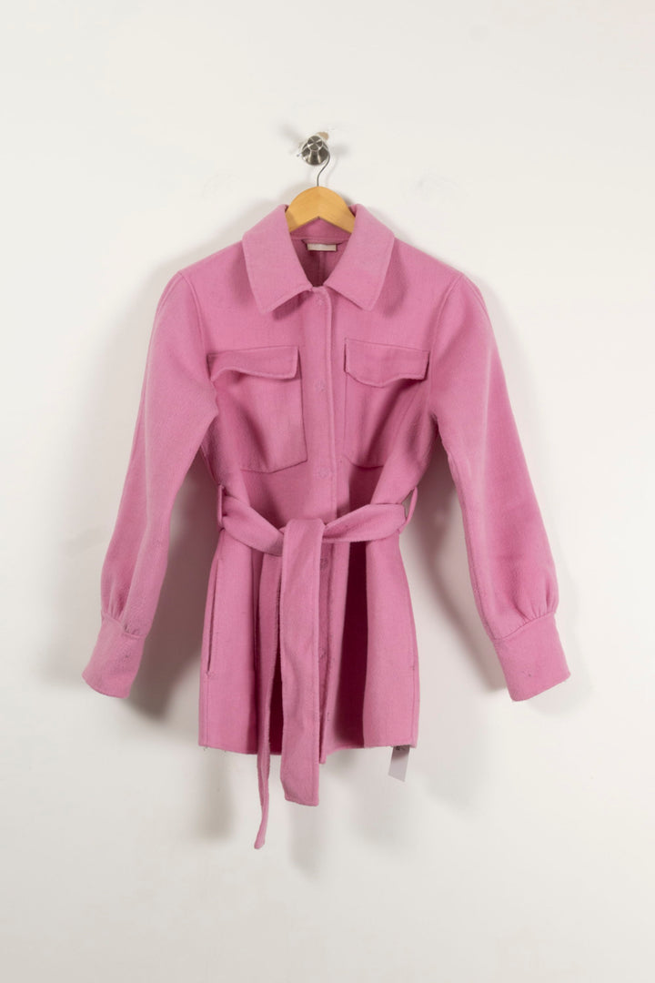 Veste Ceinturée Rose - Taille L/40 de la marque Liu Jo | PARAD94198 - Vendu par Paradigme - Image 2
