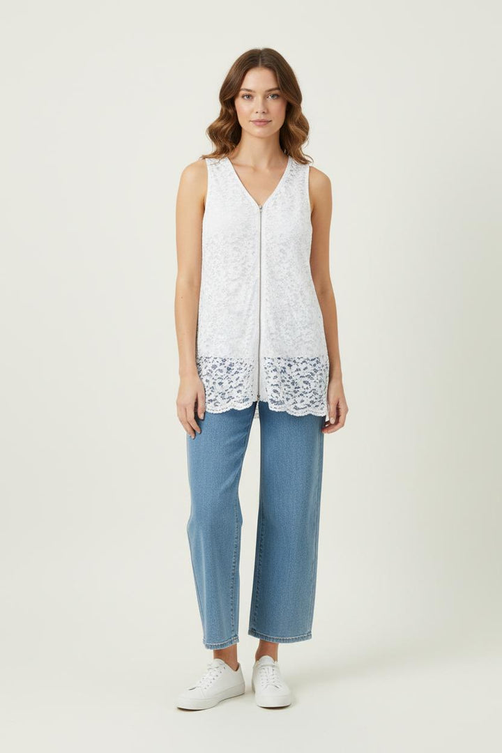 Débardeur Blanc - Taille M/38 de la marque The Kooples | PARAD94199 - Vendu par Paradigme - Image 1
