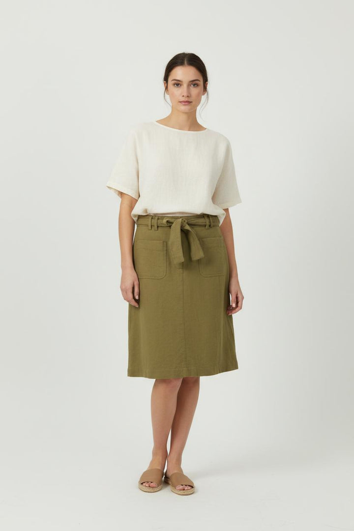 Jupe Taille Haute Verte - Taille XS/34 de la marque Ekyog | PARAD94213 - Vendu par Paradigme - Image 1