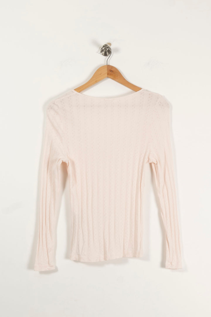T-shirt Manches Longues Rose - Taille XS/34 de la marque Ekyog | PARAD94214 - Vendu par Paradigme - Image 4