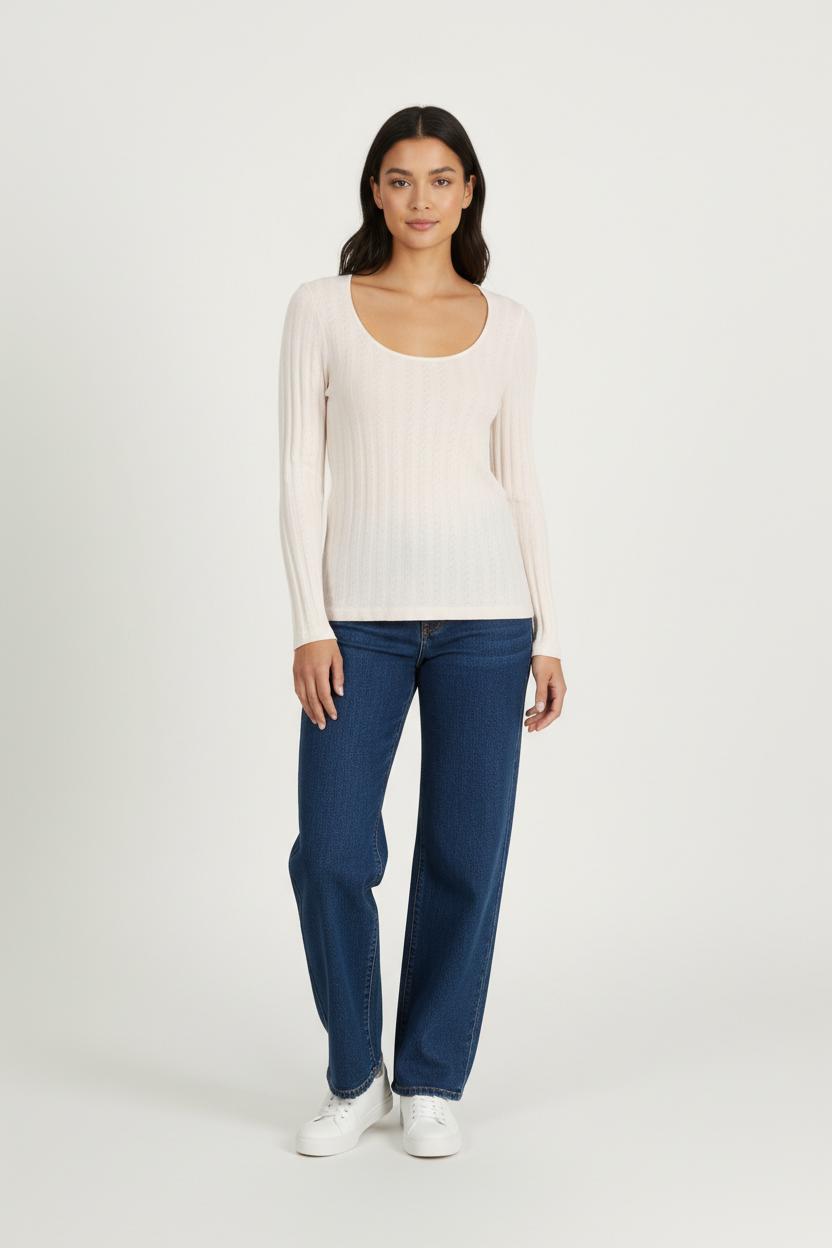 T-shirt Manches Longues Rose - Taille XS/34 de la marque Ekyog | PARAD94214 - Vendu par Paradigme - Image 1