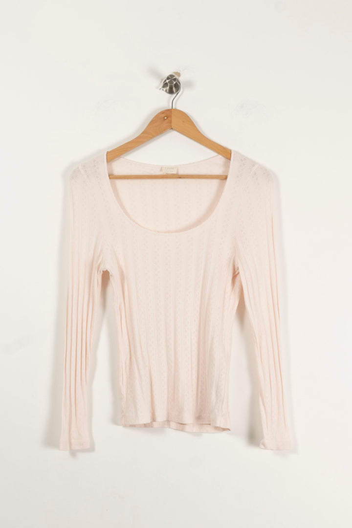 T-shirt Manches Longues Rose - Taille XS/34 de la marque Ekyog | PARAD94214 - Vendu par Paradigme - Image 2
