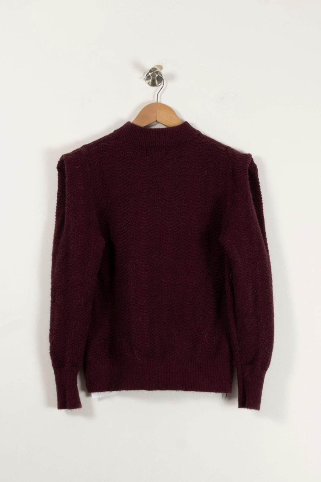 Pull Bordeaux - Taille M/38 de la marque Maison 123 | PARAD94220 - Vendu par Paradigme - Image 4