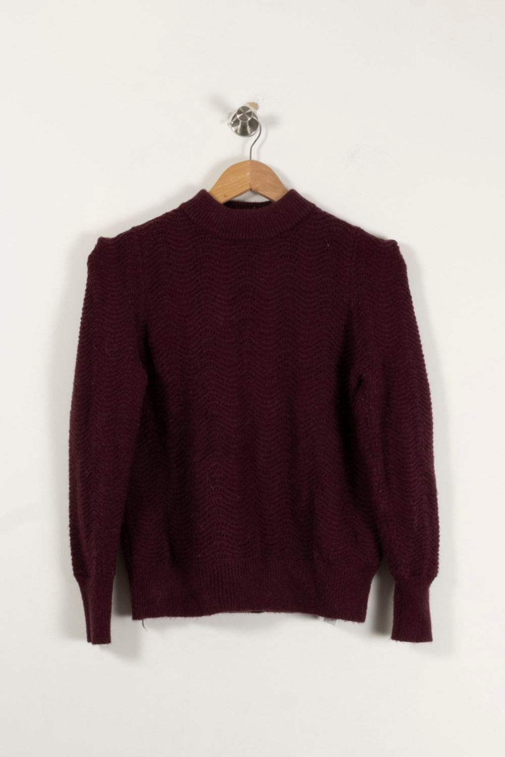 Pull Bordeaux - Taille M/38 de la marque Maison 123 | PARAD94220 - Vendu par Paradigme - Image 2