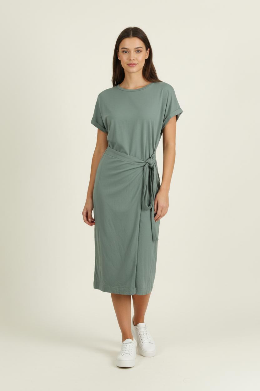 Robe Midi Verte - Taille M/38 de la marque ba&sh | PARAD94234 - Vendu par Paradigme - Image 1