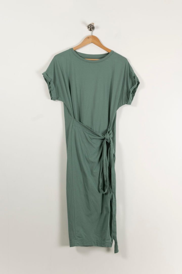 Robe Midi Verte - Taille M/38 de la marque ba&sh | PARAD94234 - Vendu par Paradigme - Image 2