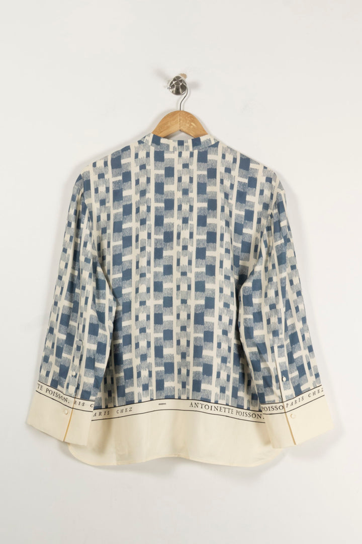 Blouse Bleu et Écru - Taille S/36 de la marque Sézane | PARAD94237 - Vendu par Paradigme - Image 4