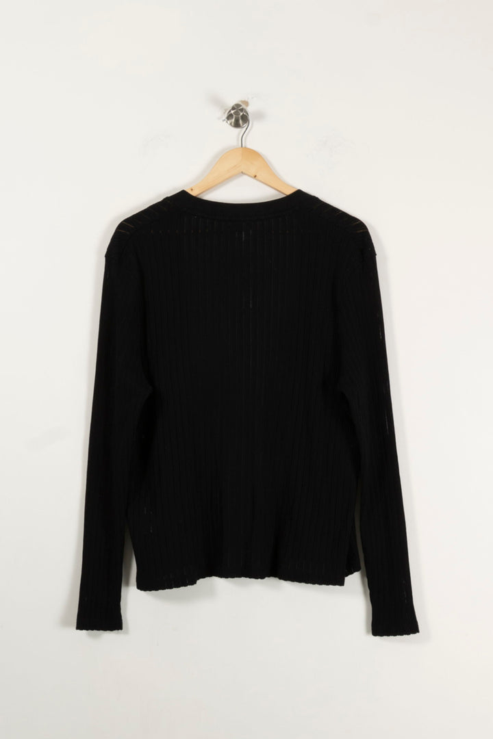 Cardigan Noir - Taille L/40 de la marque Rouje | PARAD94241 - Vendu par Paradigme - Image 4