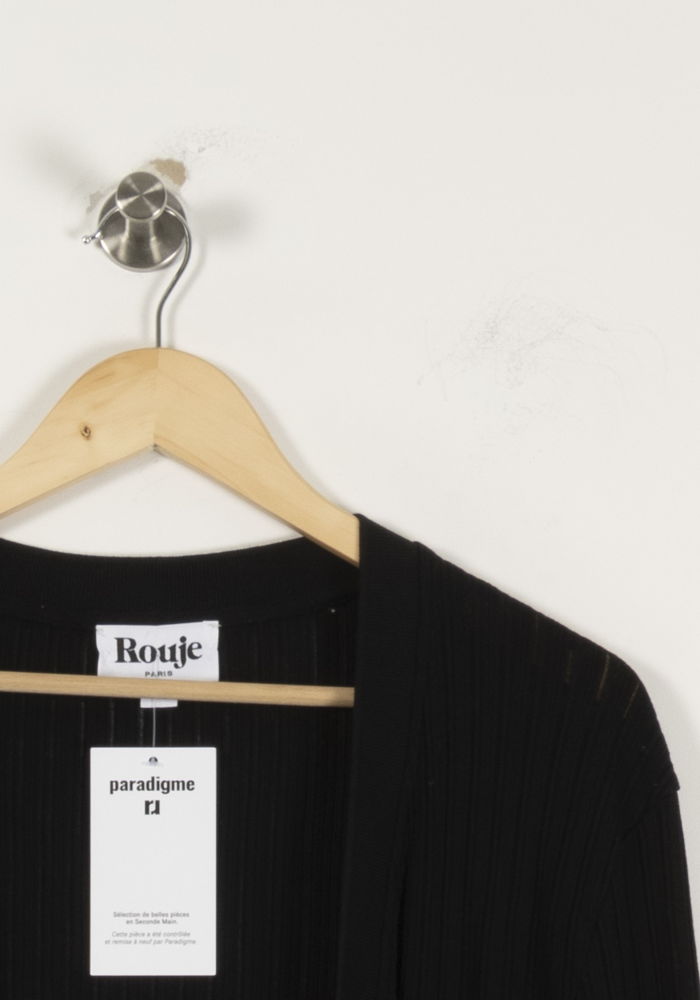 Cardigan Noir - Taille L/40 de la marque Rouje | PARAD94241 - Vendu par Paradigme - Image 3