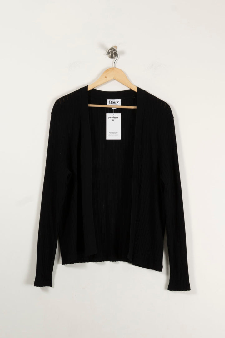 Cardigan Noir - Taille L/40 de la marque Rouje | PARAD94241 - Vendu par Paradigme - Image 2
