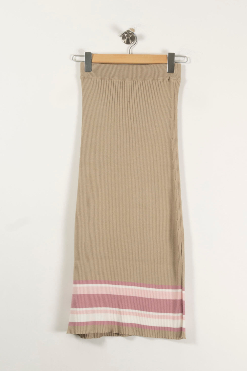 Jupe Longue Beige et Rose - Taille S/36 de la marque Rouje | PARAD94242 - Vendu par Paradigme - Image 2