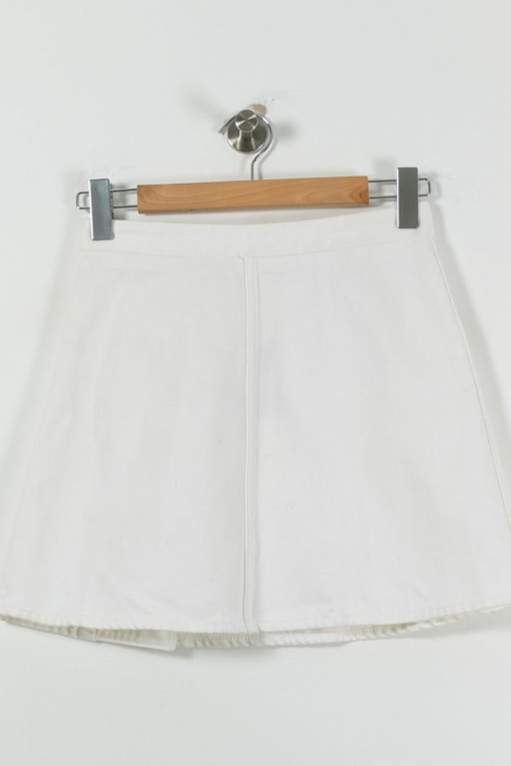 Jupe Courte Blanche - Taille XS/34 de la marque Acne Studios | PARAD94246 - Vendu par Paradigme - Image 4