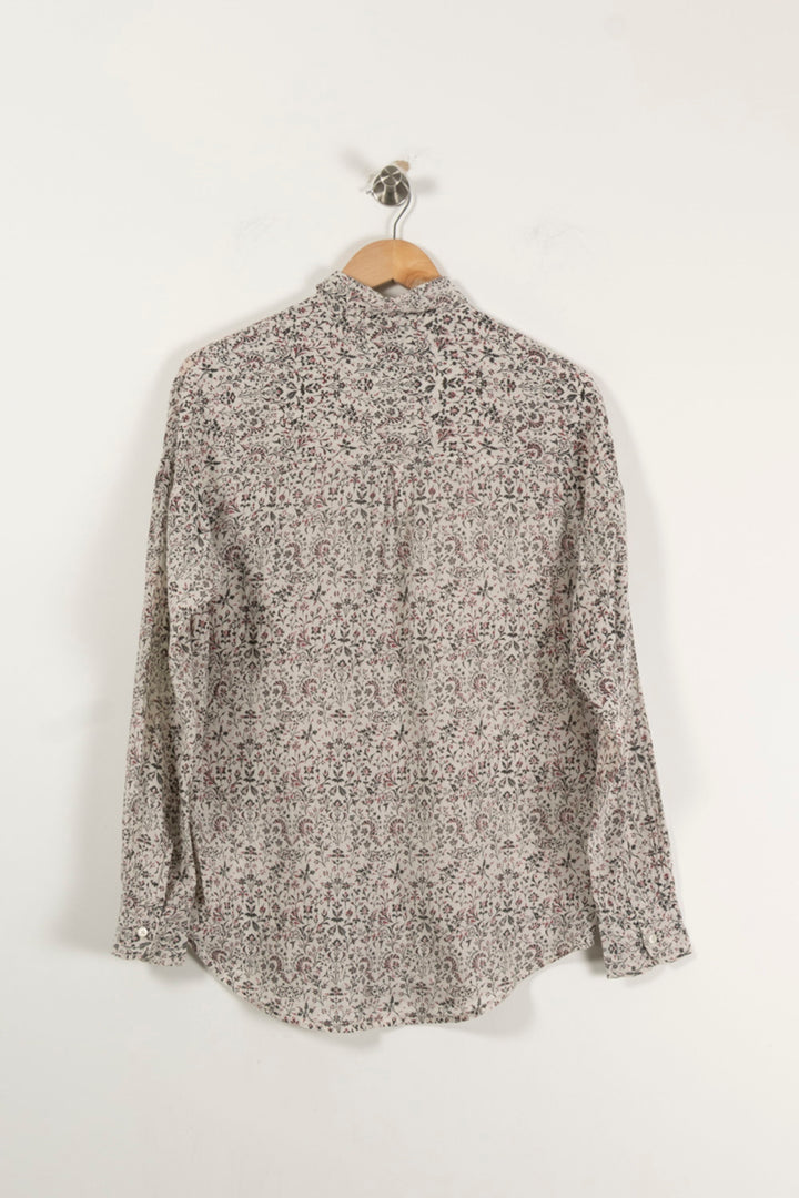 Chemise Imprimée Beige - Taille M/38 de la marque Laurence Bras | PARAD94251 - Vendu par Paradigme - Image 4