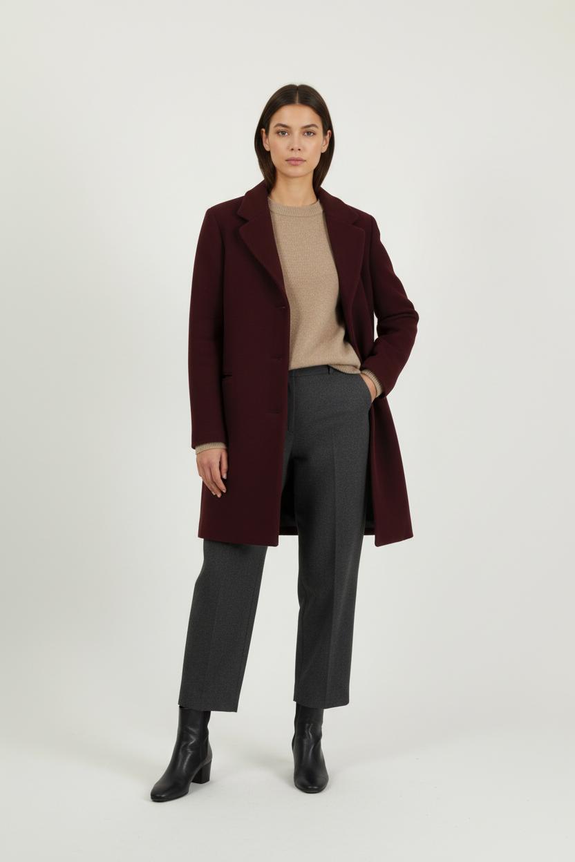 Manteau Bordeaux - Taille M/38 de la marque Pablo | PARAD94255 - Vendu par Paradigme - Image 1